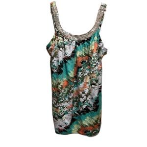 Women’s TORRID, Y2K Style, Sleeveless, Tie in back Top, Multi Colors, Size 14-16